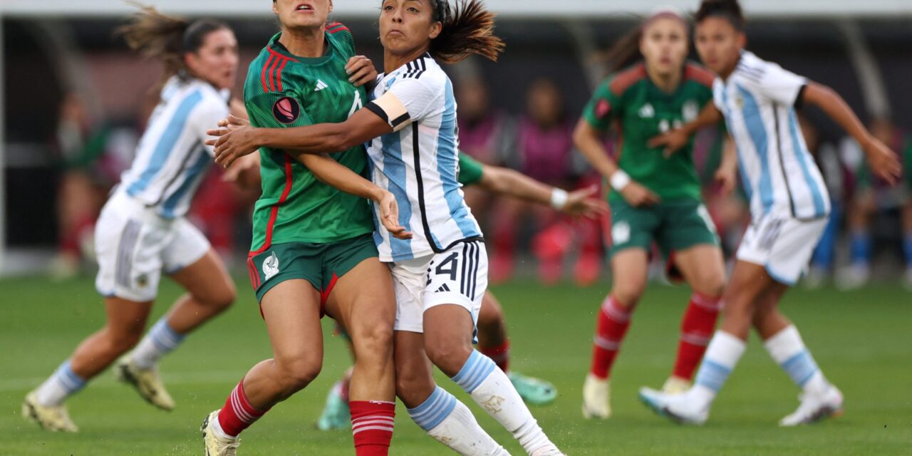 Sin goles entre México y Argentina en la Copa Oro W