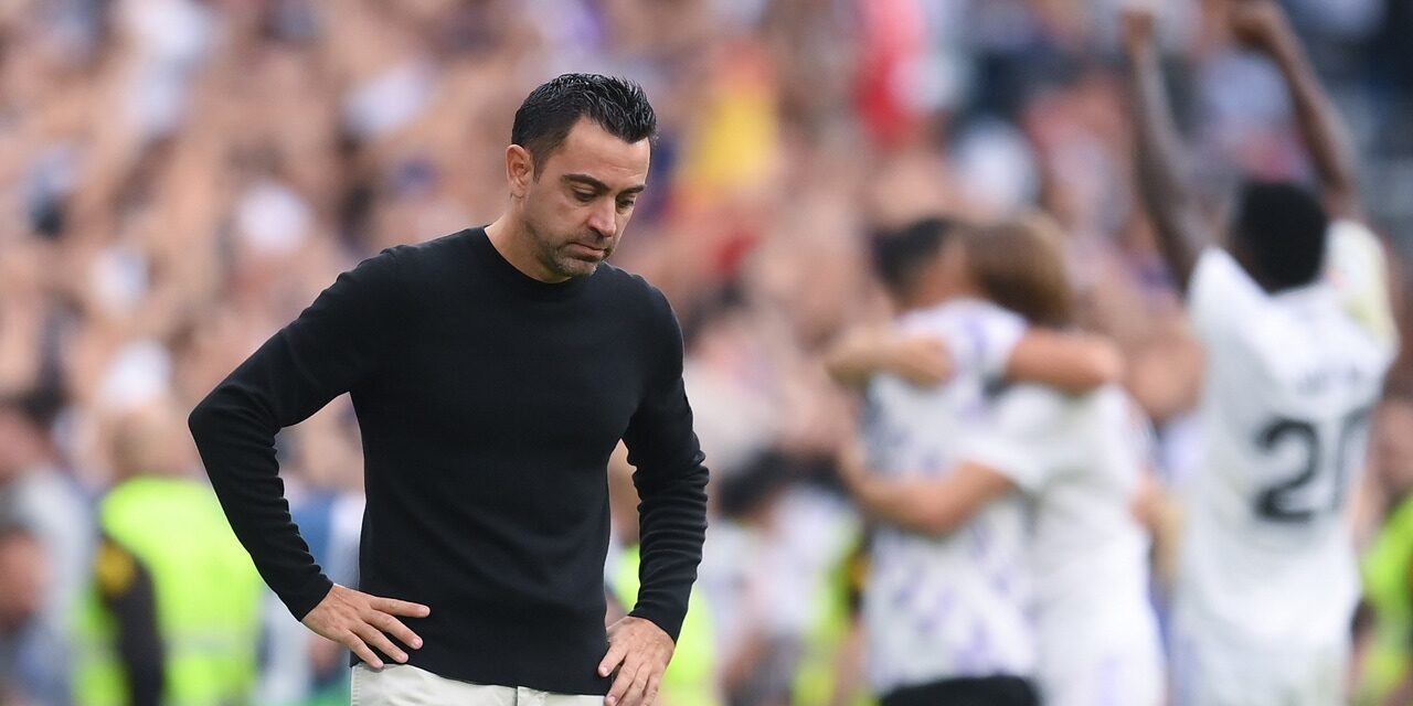 Xavi, descontento por el empate en San Mamés