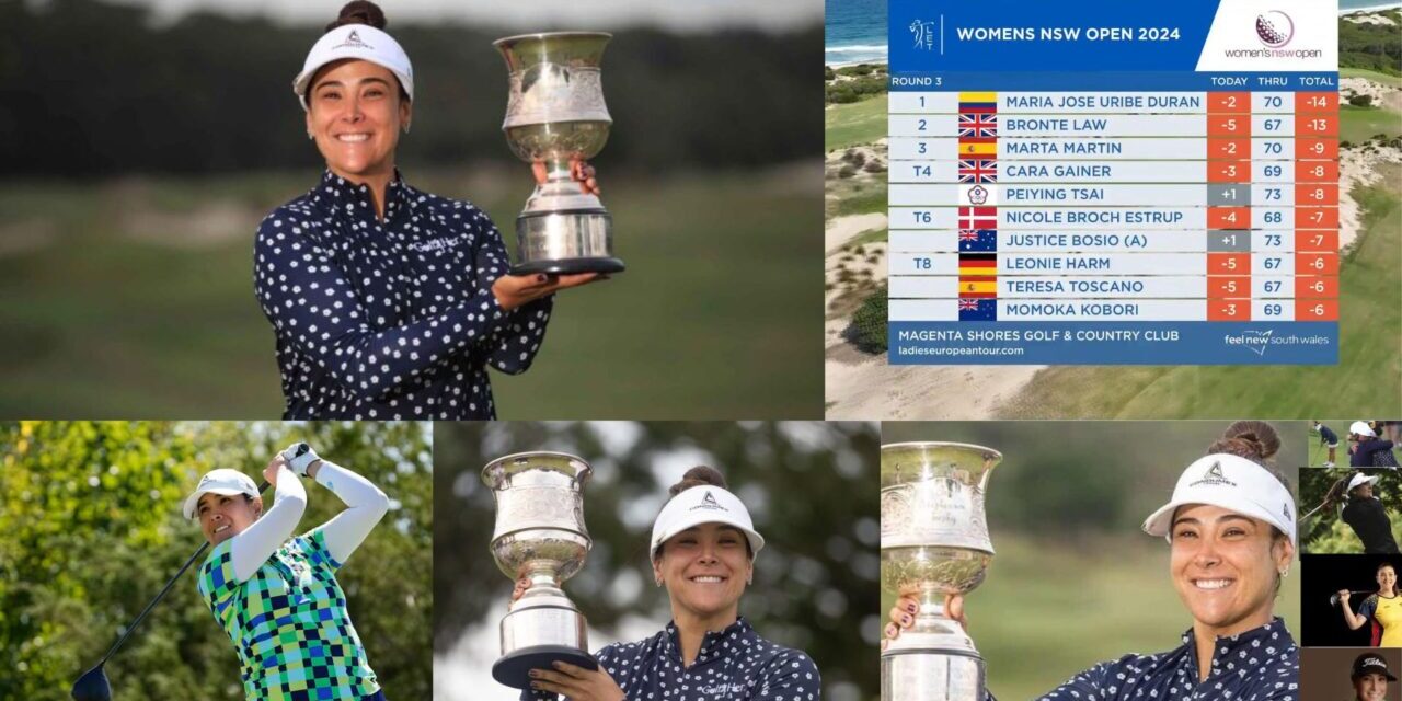 María José Uribe Durán es la nueva campeona monarca del Campeonato NSW Women’s Open 2024