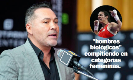 Óscar de la Hoya, ex campeón mundial de boxeo, criticó al COI por permitir la participación de Imane Khelif