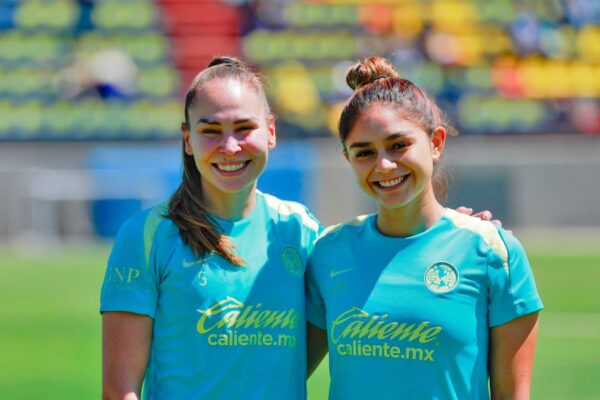 El club América femenil listas para la batalla contra Pachuca