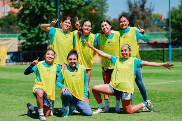 entrenamiento del club América femenil