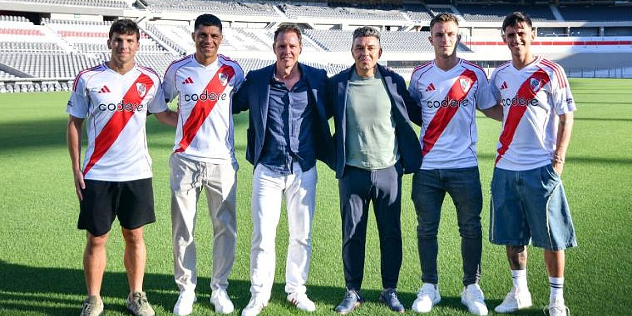 River y la presentación formal de sus nuevos refuerzos