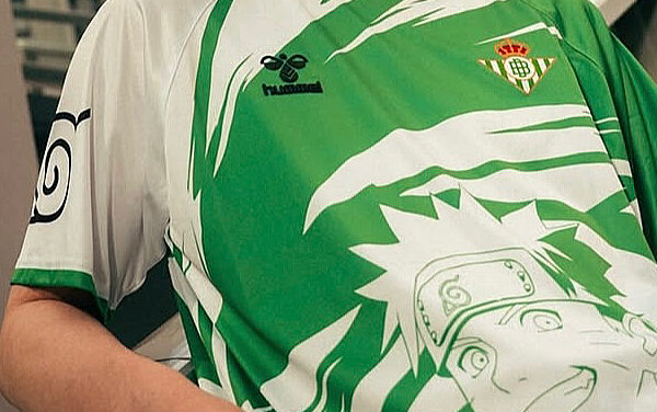 Real Betis y Naruto se unen en un jersey edición limitada