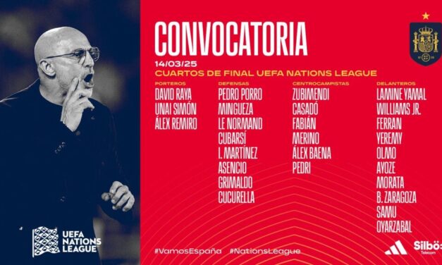 Vuelve España y estos son los convocados por De La Fuente