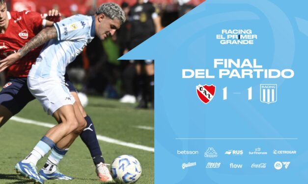 Independiente y Racing empataron en un clásico vibrante