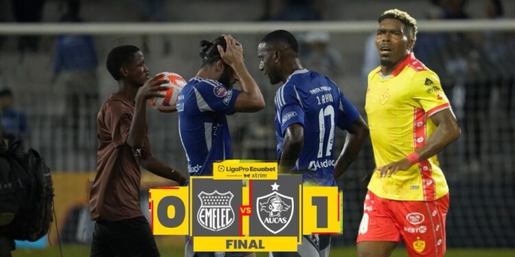 Dura derrota de Emelec en casa, con mira al Clásico del Astillero