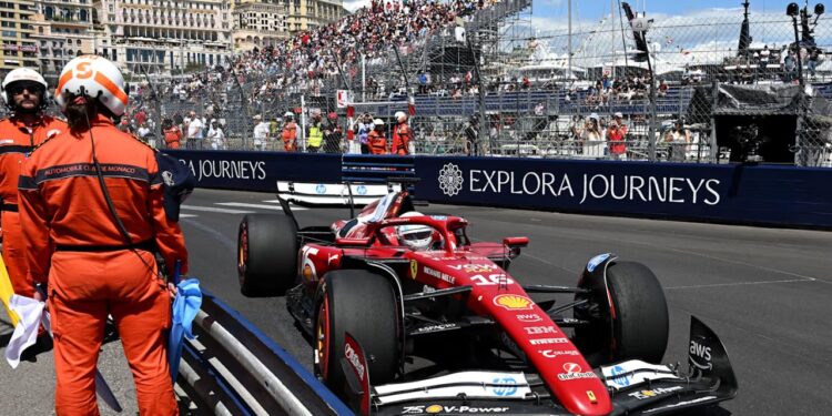 Charles Leclerc domina en el primer día del GP de Mónaco