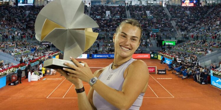 Sabalenka hace historia en el Madrid Open con su tercer título
