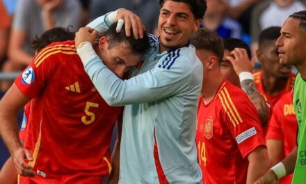 España vence in-extremis a Eslovaquia con gol de Tárrega