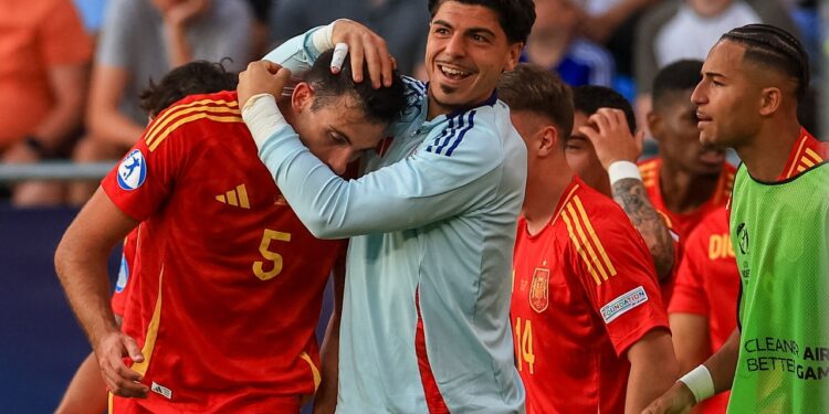 España vence in-extremis a Eslovaquia con gol de Tárrega