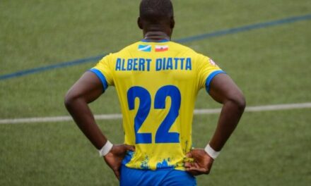Albert Diatta, el delantero que brilla en el fútbol del norte