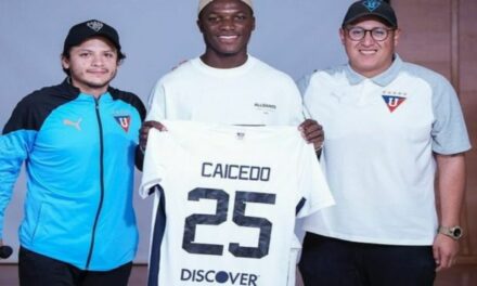 Moisés Caicedo quiere jugar en Liga Deportiva Universitaria