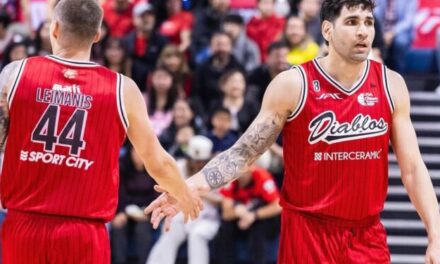Diablos Rojos Baloncesto se lleva la victoria en un vibrante partido ante Abejas de León en la LNBP.